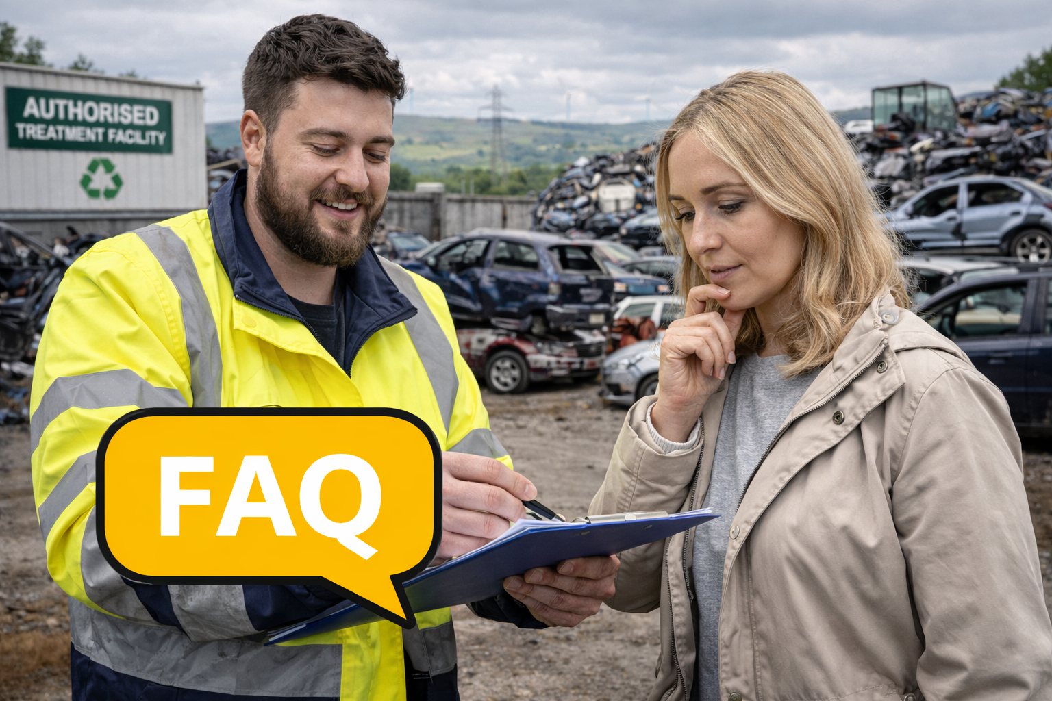 Scrap car FAQs and advice in Ashton-under-Lyne